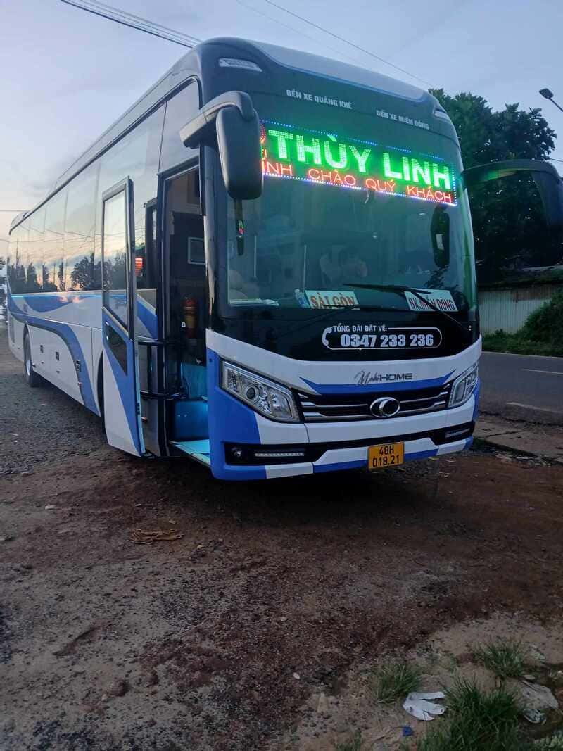 Nhà xe Thùy Linh Tà Đùng Quảng Khê Gia Nghĩa Đắk Nông Sài Gòn