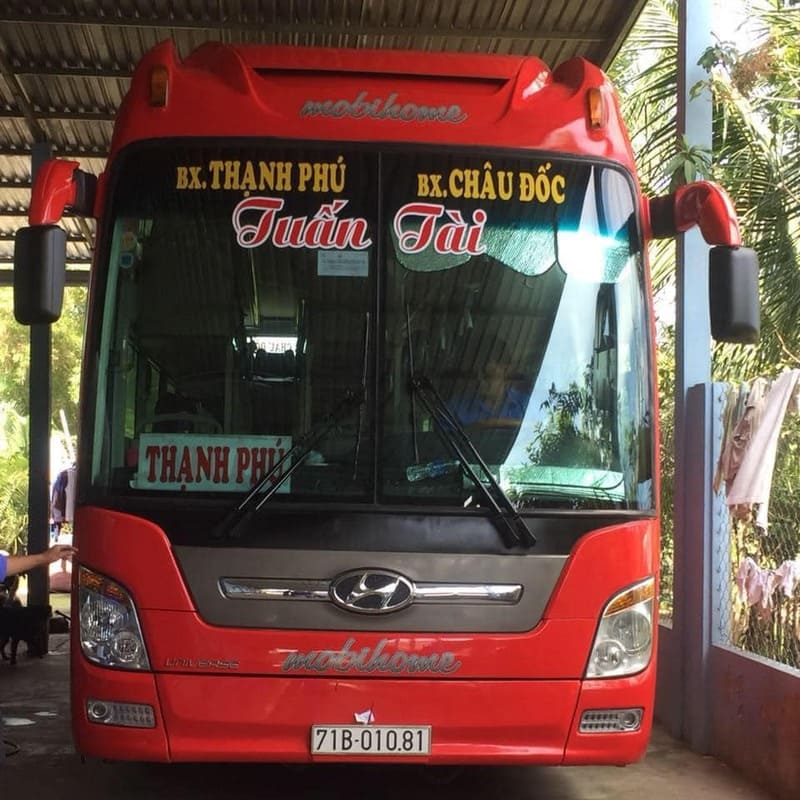 Nhà xe Tuấn Tài Thạnh Phú Châu Đốc Bến Tre – An Giang