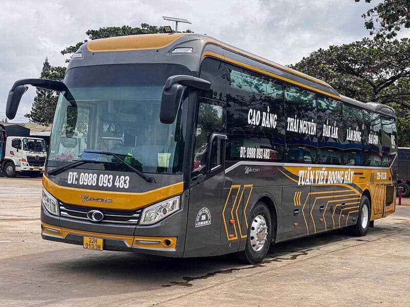 Nhà xe Tuấn Viết Cao Bằng Hà Nội Lâm Đồng Đắk Lắk Sài Gòn