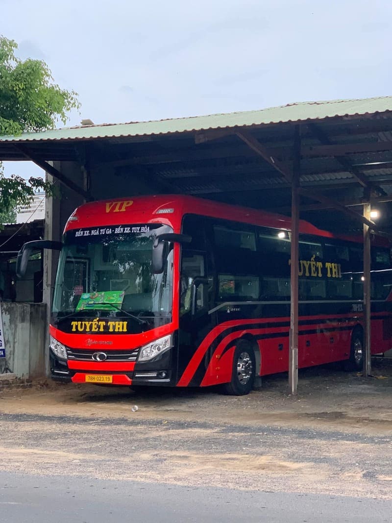 Nhà xe Tuyết Nhi Tuy An Tuy Hòa Phú Yên TP.HCM Bến Cát