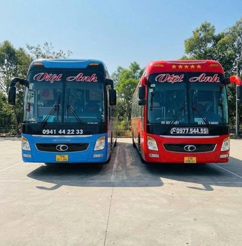 Nhà xe Việt Anh Đắk Lắk Gia Lai Kon Tum Quảng Trị Quảng Bình
