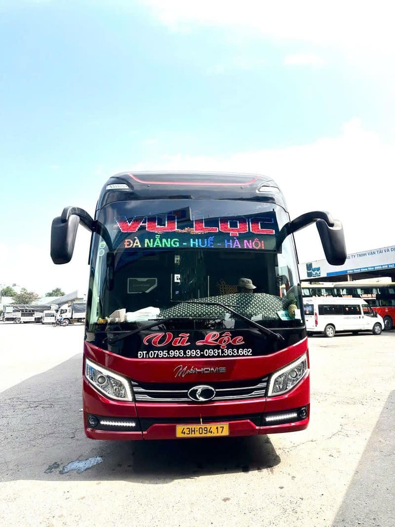 Nhà xe Vũ Lộc Hà Nội đi Đà Nẵng Huế Nghệ An Thanh Hóa