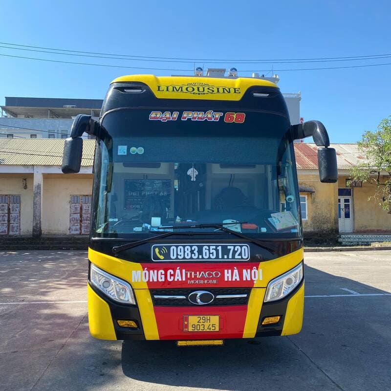 Nhà xe Đại Phát Hà Nội Móng Cái Hạ Long Uông Bí Cẩm Phả