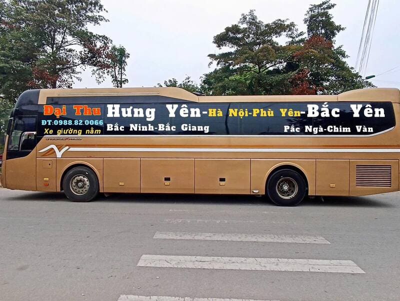 Nhà xe Đại Thu Phù Yên Bắc Ninh Hưng Yên Bắc Giang Bắc Yên Pắc Ngà