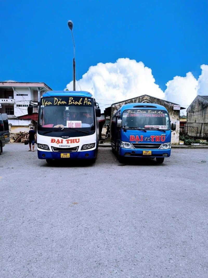 Nhà xe Đại Thu Thái Nguyên Bắc Ninh Bắc Kạn Na Rì Chợ Mới