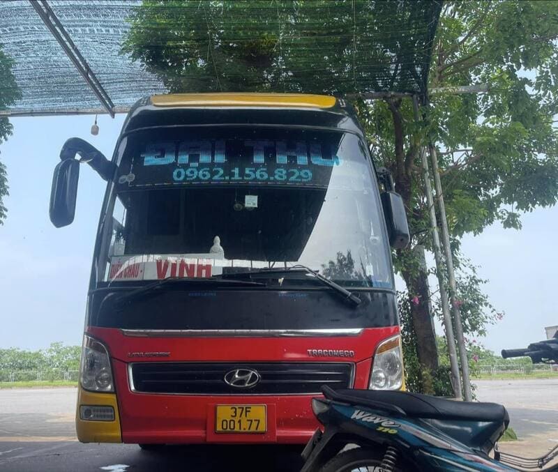 Nhà xe Đại Thu Yên Thành Nghệ An Hà Nội Nội Bài Bắc Ninh