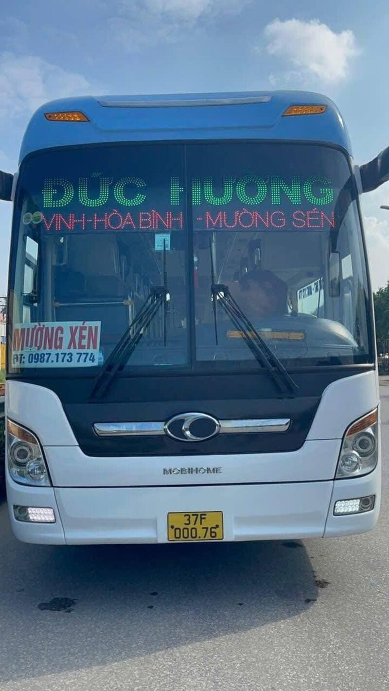 Nhà xe Đức Hường Vinh Mường Xén Nam Đàn Thanh Chương Đô Lương
