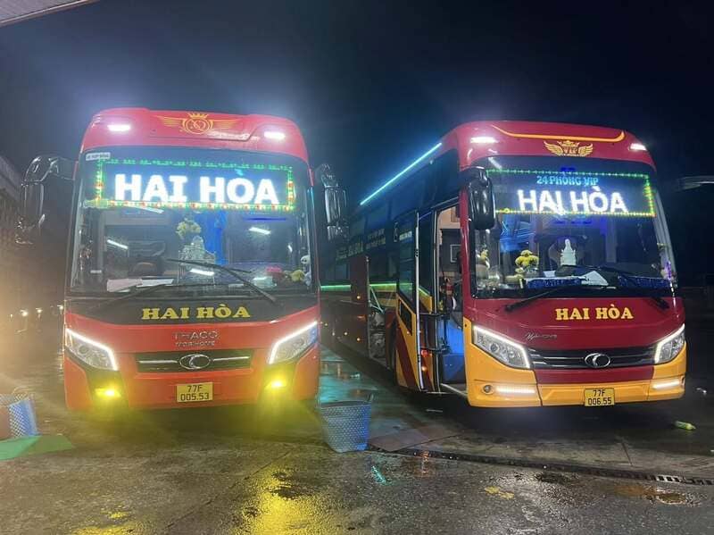 Nhà xe Hai Hòa Sài Gòn Bình Định (Tuy Phước Phù Cát An Nhơn)
