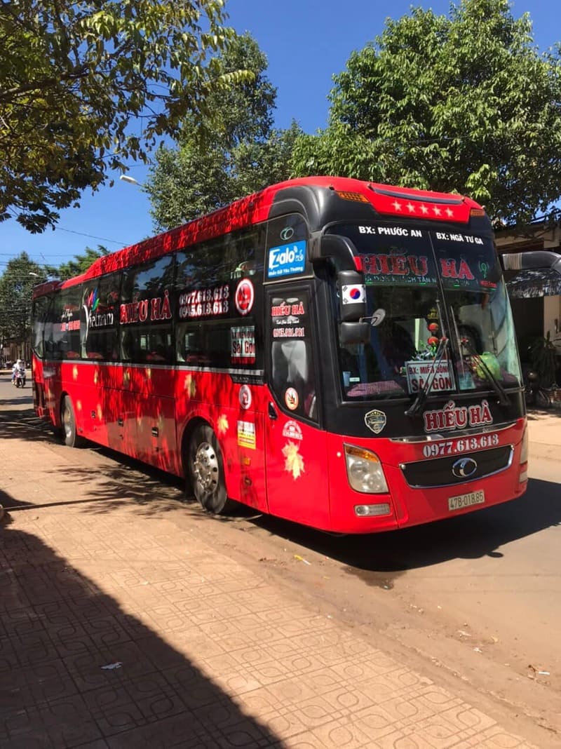 Nhà xe Hiếu Hà TPHCM Đắk Lắk Buôn Ma Thuột Phước An EaKar