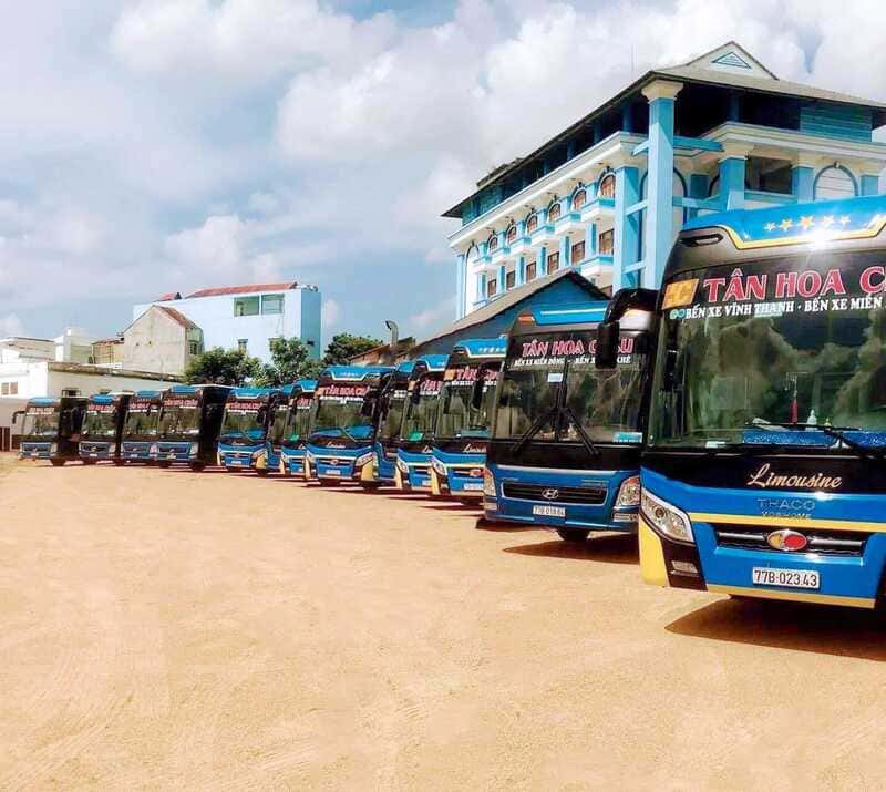 Nhà xe Hoa Châu Sài Gòn Tây Sơn Bình Định Gia Lai QL 1A