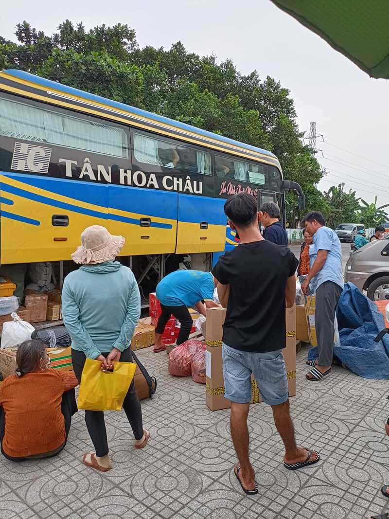 Nhà xe Hoa Châu Sài Gòn Tây Sơn Bình Định Gia Lai QL 1A