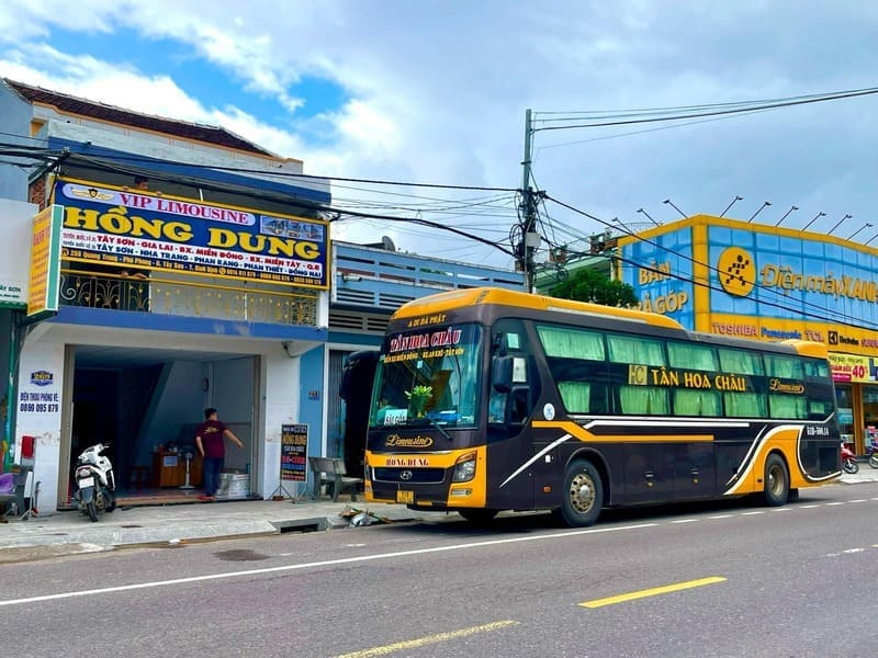 Nhà xe Hồng Dung (Nhà xe Tân Hoa Châu) Tây Sơn An Khê TP.HCM