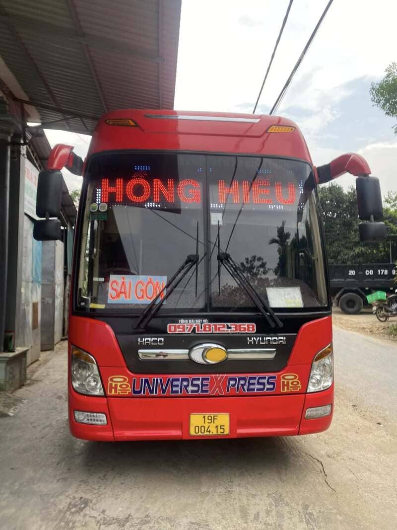 Nhà xe Hồng Hiếu Phú Thọ Sài Gòn Bình Dương BX Ngã Tư Ga