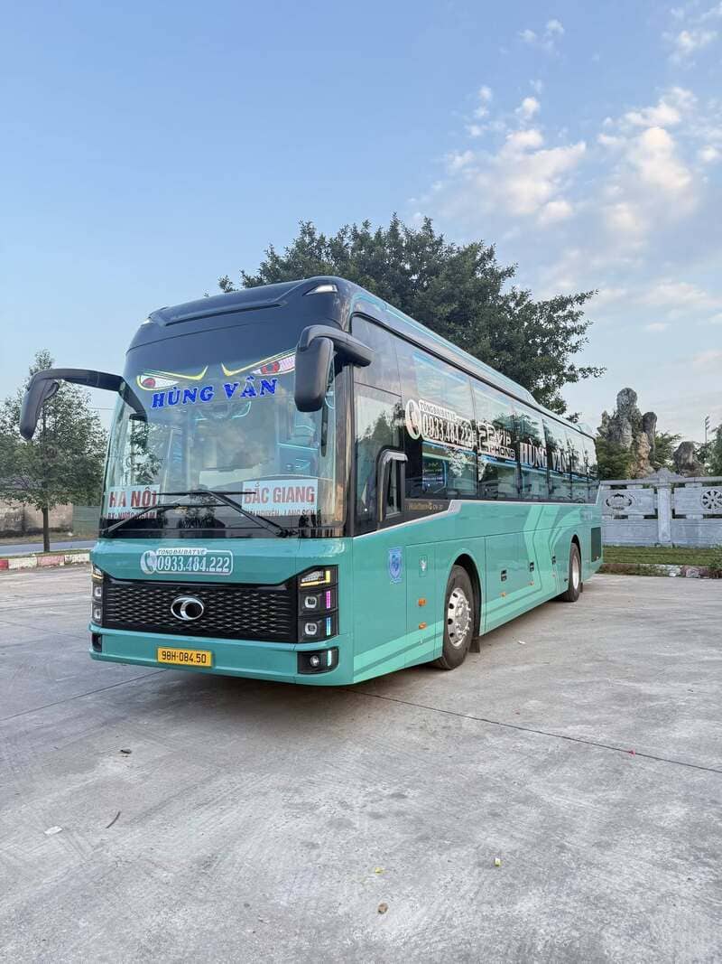 Nhà xe Hùng Vân Bắc Giang Hà Nội Sài Gòn Vũng Tàu Đồng Nai