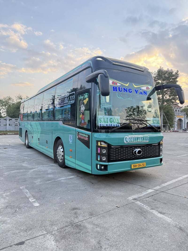 Nhà xe Hùng Vân Bắc Giang Hà Nội Sài Gòn Vũng Tàu Đồng Nai