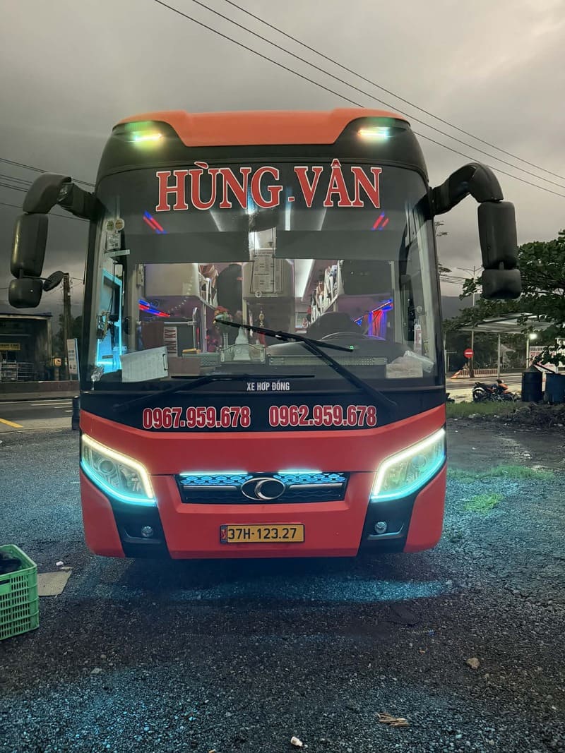 Nhà xe Hùng Vân Nghệ An Tân Kỳ Tây Nguyên Bình Dương Sài Gòn