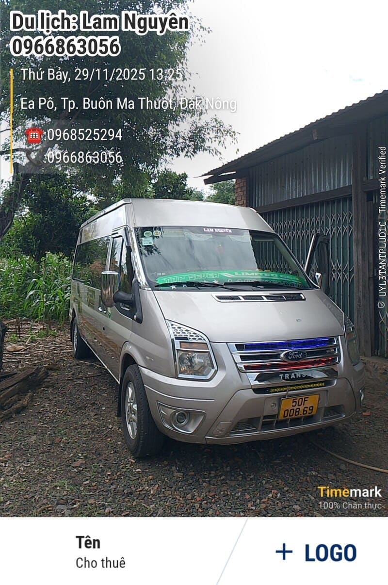 Nhà xe Lam Nguyên chi nhánh 716 – Ia H’Drai – Sê San 4 Gia Lai
