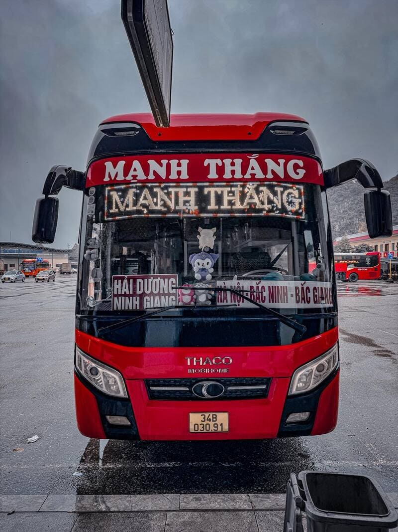 Nhà xe Mạnh Thắng Hải Dương Lạng Sơn Bắc Giang Bắc Ninh