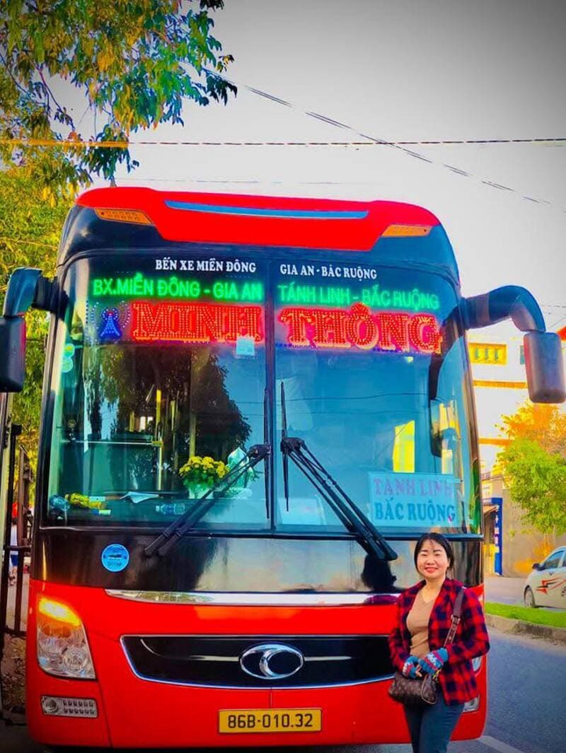 Nhà xe Minh Thông Bắc Ruộng – Tánh Linh – Đức Linh – Sài Gòn
