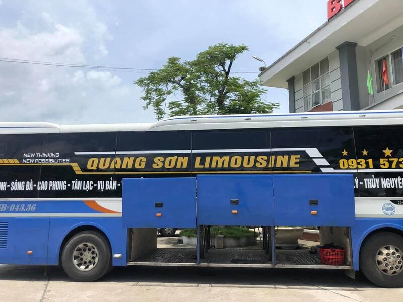 Nhà xe Quang Sơn Đồ Sơn Hải Phòng – Ninh Bình – Hoà Bình