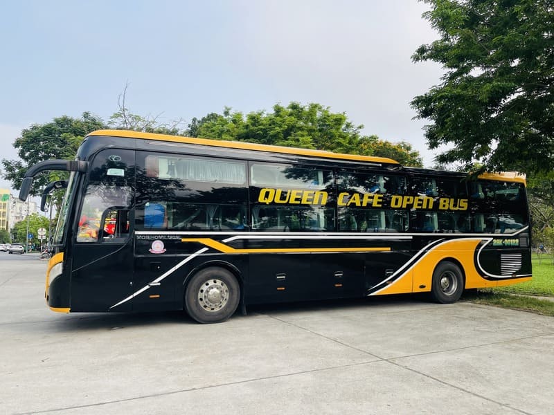 Nhà xe Queen Cafe Open Bus: Số điện thoại, giá vé & lịch trình