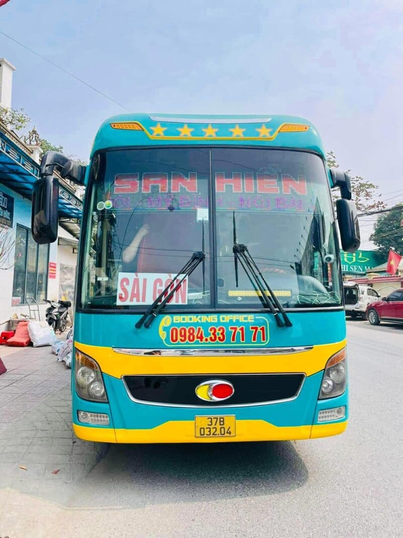 Nhà xe San Hiền Yên Thành Nghệ An Hà Nội Sài Gòn Bình Dương