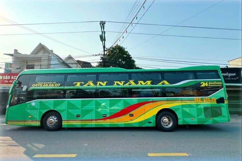 Nhà xe Tân Năm A Sài Gòn → Tiên Phước – Quế Sơn Quảng Nam