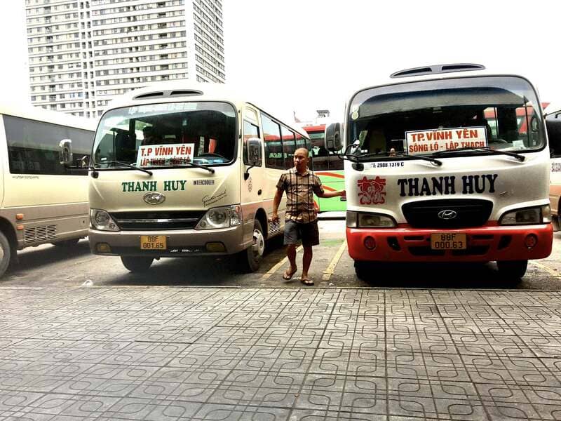 Nhà xe Thanh Huy Vĩnh Phúc Sông Lô – Lập Thạch – Mỹ Đình