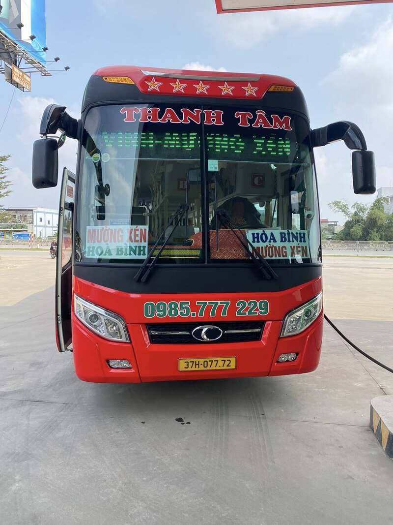 Nhà xe Thanh Tâm Vinh Mường Xén Kỳ Sơn Nghệ An Hòa Bình