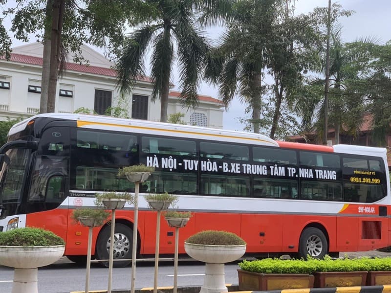 Nhà xe Thuận Hưng Nha Trang Hà Nội chạy Bắc Nam theo QL1A