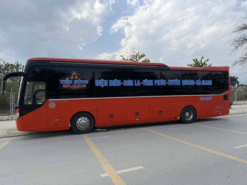 Nhà xe Tiến Hùng Điện Biên Sơn La Yên Bái Tuyên Quang Hà Giang