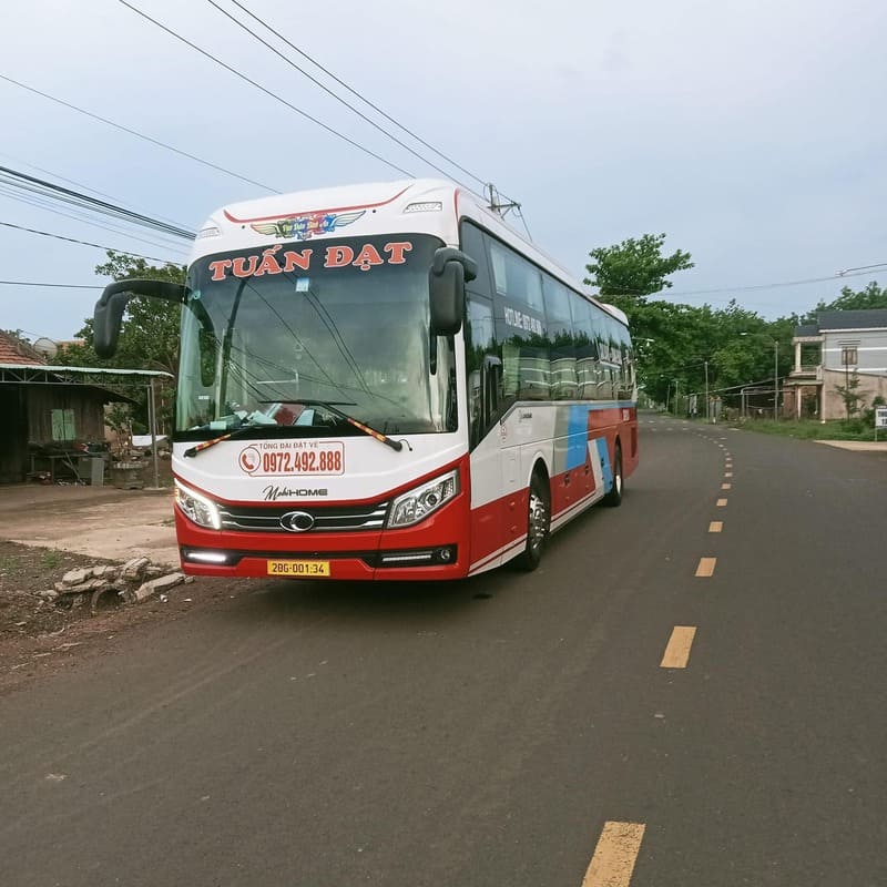 Nhà xe Tuấn Đạt Cao Bằng Gia Lai Đắk Lắk Bình Phước Lâm Đồng