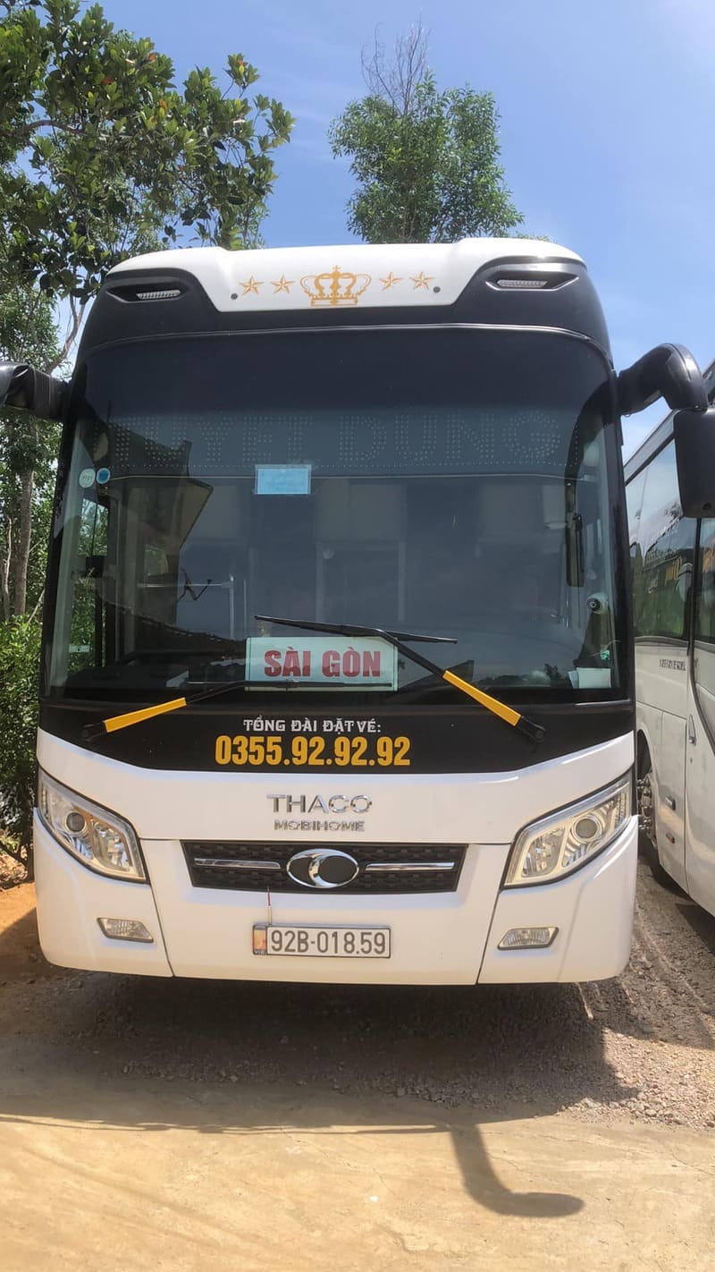 Nhà xe Tuyết Dũng Sài Gòn Quảng Nam Tam Kỳ Đà Nẵng QL1A