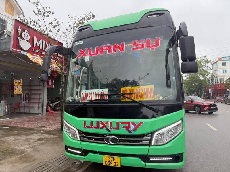 Nhà xe Xuân Sự Yên Thành Nghệ An Hà Nội Nội Bài Bắc Ninh