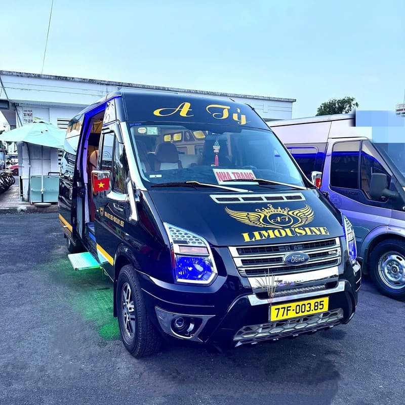Nhà xe A Tỷ Quy Nhơn Nha Trang limousine hạng thương gia