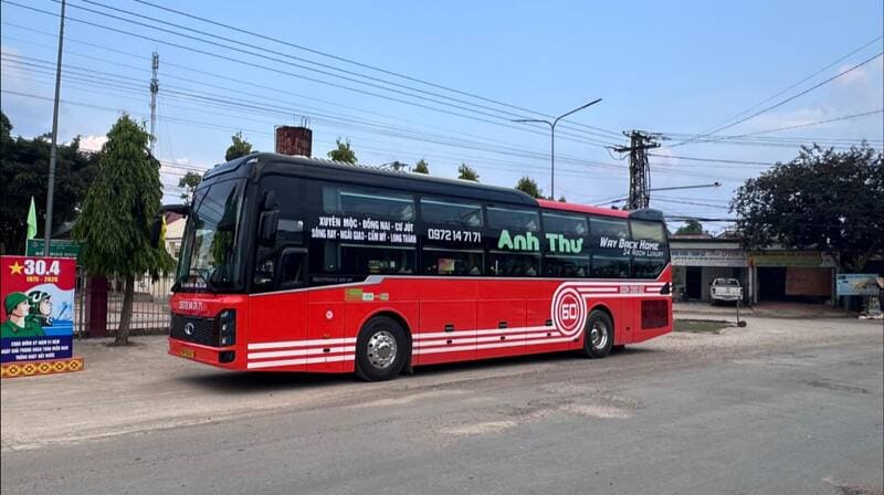 Nhà xe Anh Thư Xuyên Mộc Đắk Nông Sông Ray Biên Hòa Cư Jút