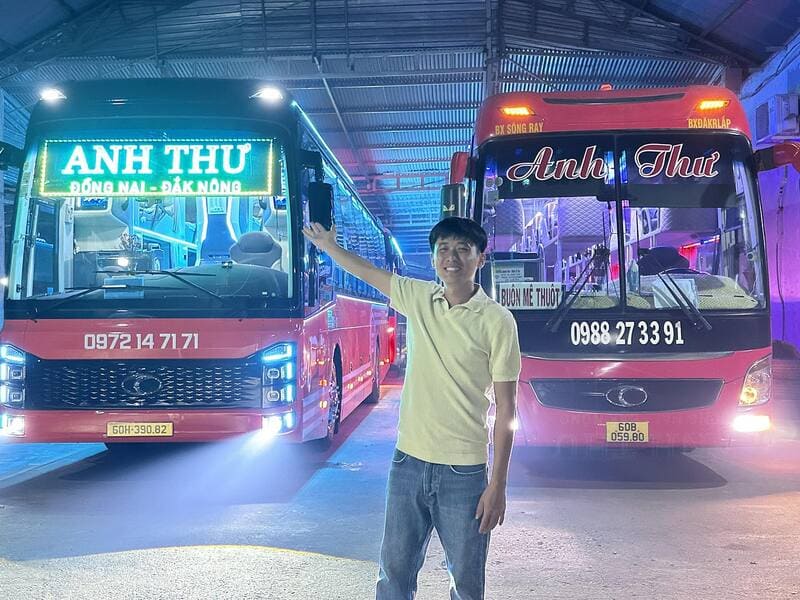 Nhà xe Anh Thư Xuyên Mộc Đắk Nông Sông Ray Biên Hòa Cư Jút
