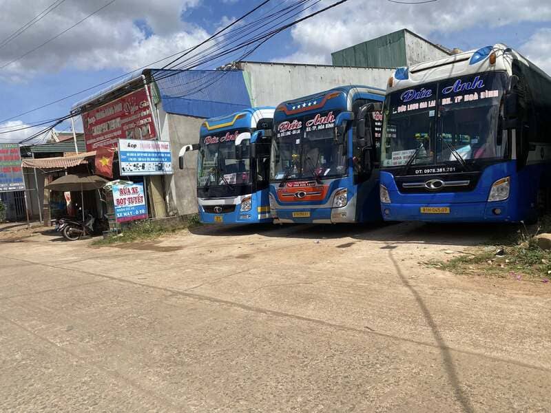Nhà xe Đức Anh Gia Lai Kon Tum Ngọc Hồi Hòa Bình Đà Bắc