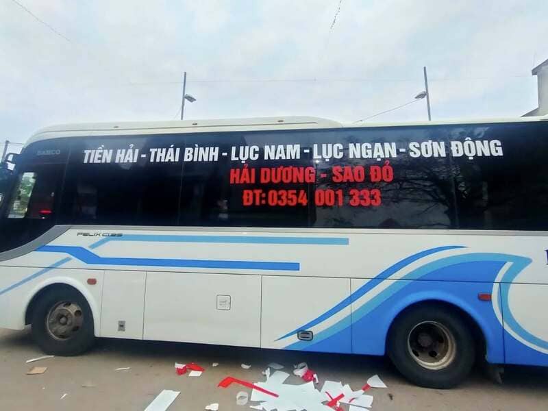 Nhà xe Hiển Tâm Thái Bình Thái Nguyên Định Hóa Bắc Giang