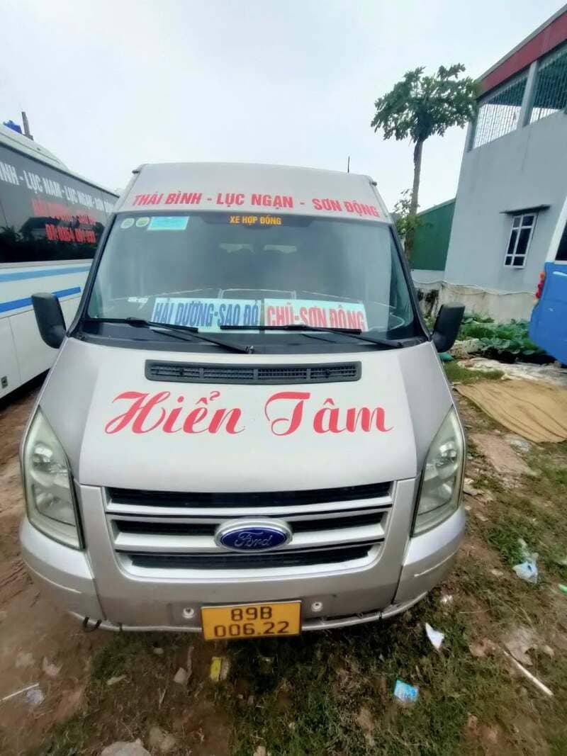 Nhà xe Hiển Tâm Thái Bình Thái Nguyên Định Hóa Bắc Giang