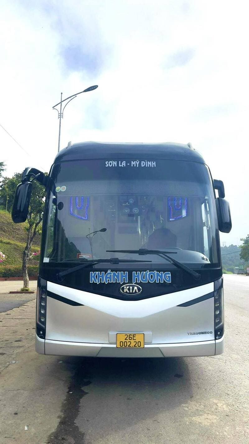 Nhà xe Khánh Hương Sơn La Mỹ Đình Hà Nội đón trả tận nơi