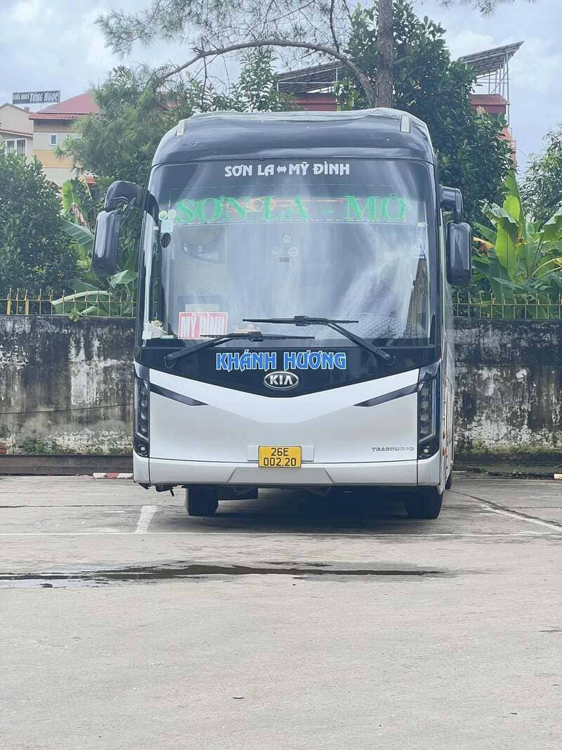 Nhà xe Khánh Hương Sơn La Mỹ Đình Hà Nội đón trả tận nơi