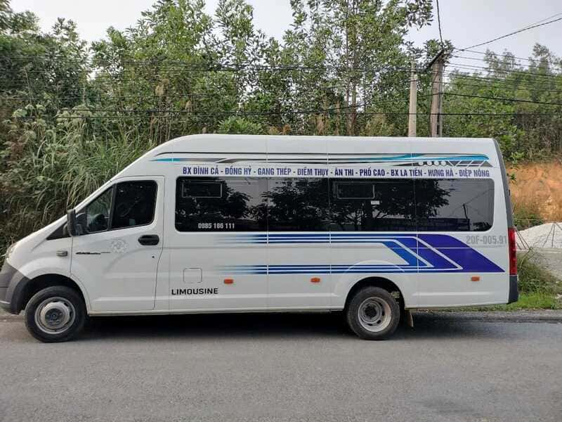 Nhà xe Khánh Hương Thái Nguyên Thái Bình Thái Thụy Hưng Yên