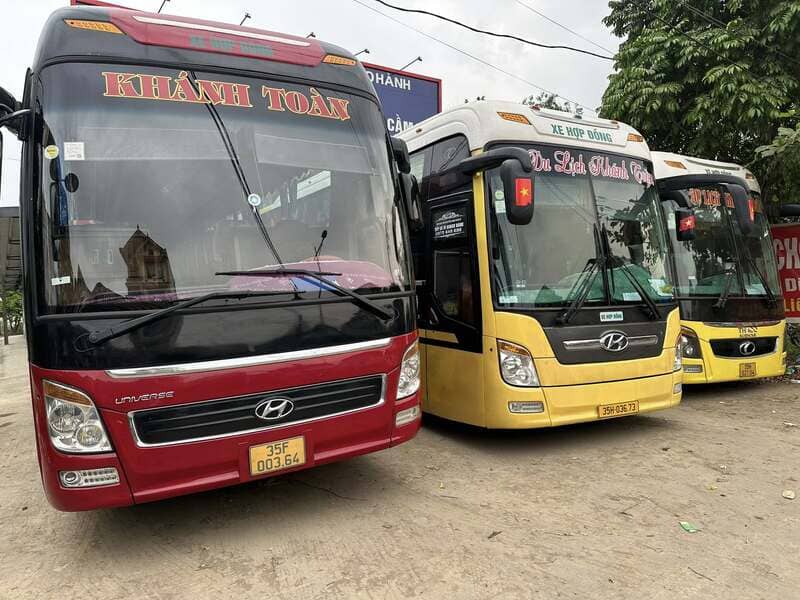 Nhà xe Khánh Toàn Ninh Bình Lạng Sơn Bắc Ninh Bắc Giang