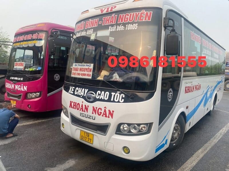 Nhà xe Khoản Ngân Thái Bình Thái Nguyên Định Hóa Đại Từ Tuyên Quang