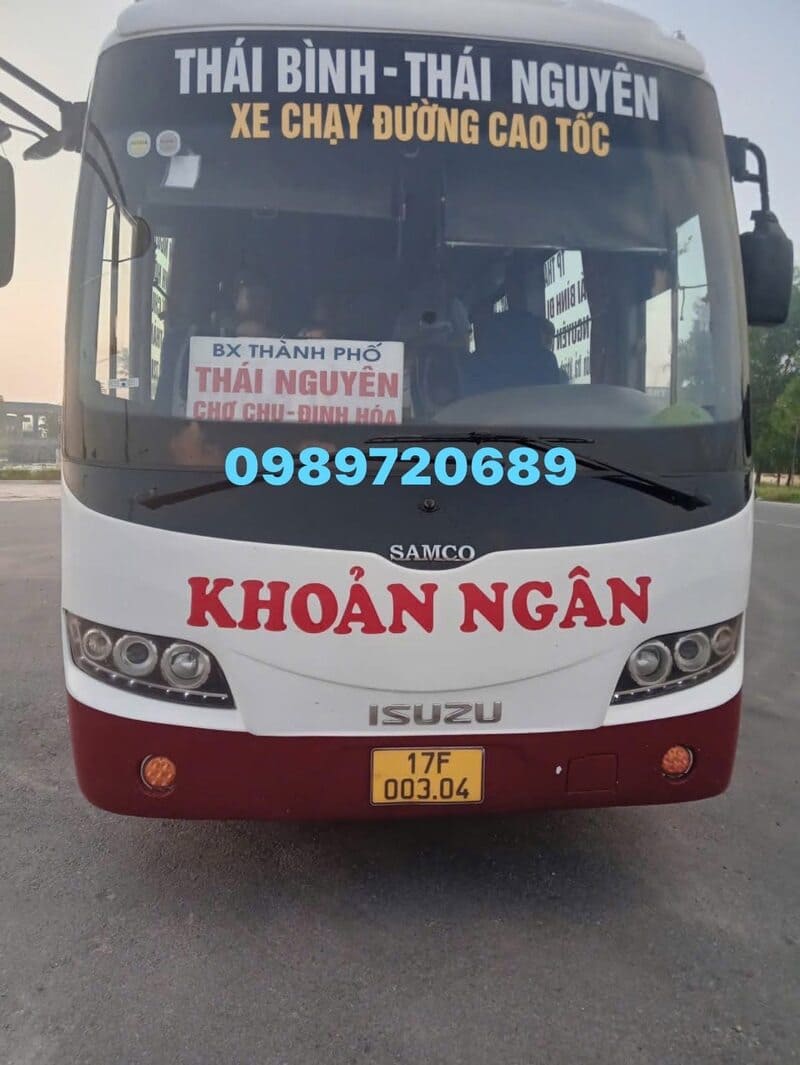 Nhà xe Khoản Ngân Thái Bình Thái Nguyên Định Hóa Đại Từ Tuyên Quang