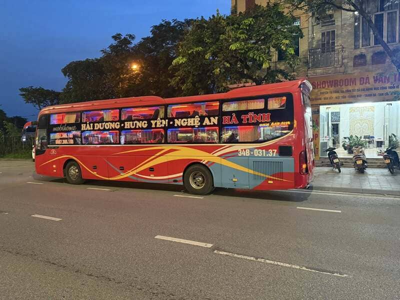 Nhà xe Mạnh Hà Hải Dương Vinh Nghệ An Hà Tĩnh Hà Giang
