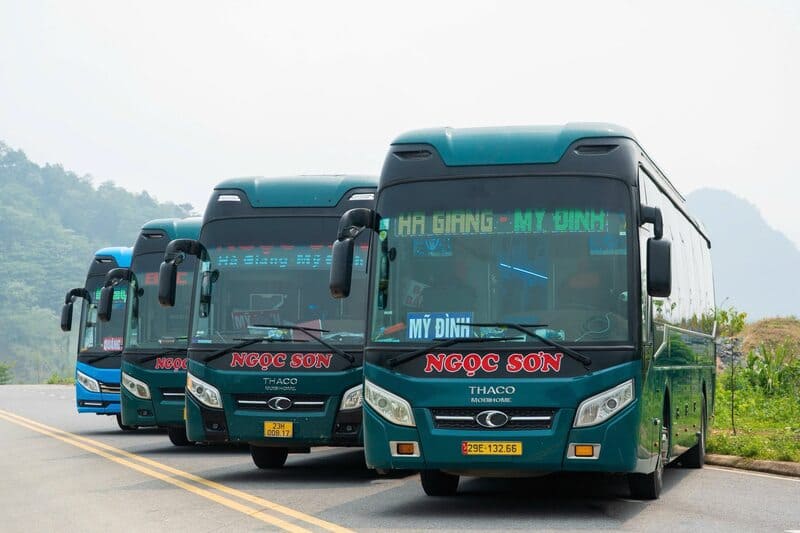 Nhà xe Ngọc Sơn (Hà Giang) Quảng Ninh Hà Nội bến xe Mỹ Đình