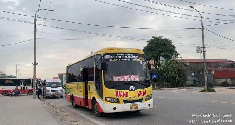 Nhà xe Quang Khải Bắc Giang Quảng Ninh Vân Đồn Hạ Long