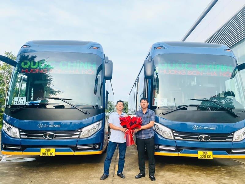 Nhà xe Quốc Chính Hương Sơn Hà Nội SB Nội Bài TPHCM